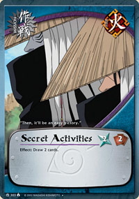 Secret Activities - M-303 - Uncommon - 1st Edition