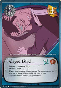 Caged Bird - M-150 - Uncommon - 1st Edition