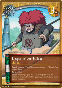 Expansion Jutsu - J-162 - Common - 1st Edition