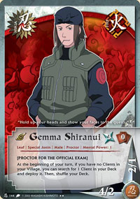 Genma Shiranui - N-144 - Rare - 1st Edition