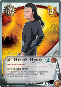 Hizashi Hyuga - N-141 - Common - 1st Edition