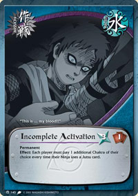 Incomplete Activation - M-140 - Common - 1st Edition