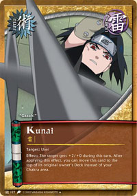Kunai - J-127 - Uncommon - 1st Edition