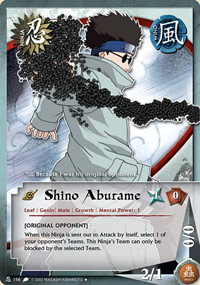 Shino Aburame - N-156 - Uncommon - 1st Edition
