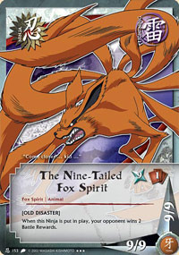 The Nine-Tailed Fox Spirit - N-153 - Super Rare - 1st Edition - Foil