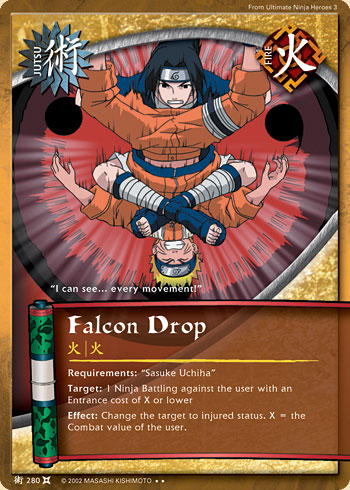 Falcon Drop - J-280 - Rare - 1st Edition