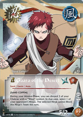 Gaara of the Desert - N-US070 - Super Rare - 1st Edition - Foil