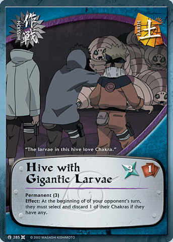 Hive with Gigantic Larvae - M-285 - Common - 1st Edition