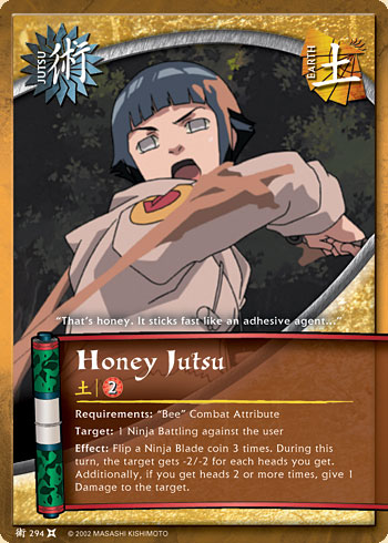 Honey Jutsu - J-294 - Common - 1st Edition