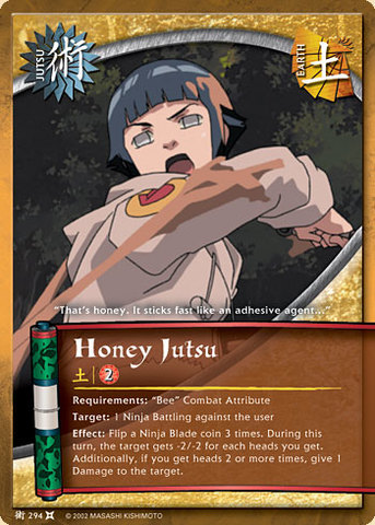 Honey Jutsu - J-294 - Common - 1st Edition