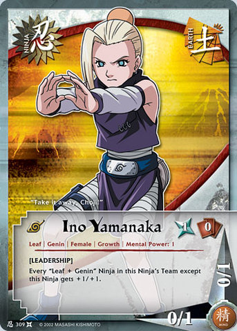 Ino Yamanaka - N-309 - Common - 1st Edition