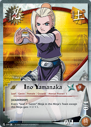 Ino Yamanaka - N-309 - Common - 1st Edition