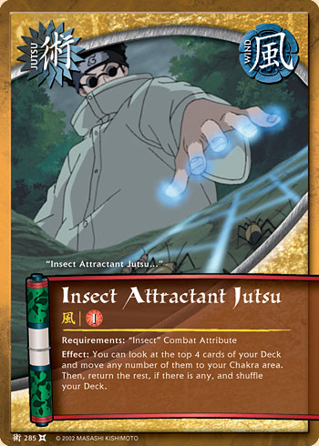 Insect Attractant Jutsu - J-285 - Common - 1st Edition
