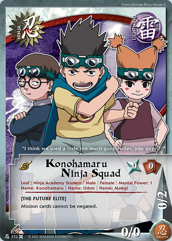 Konohamaru Ninja Squad - N-332 - Common - 1st Edition