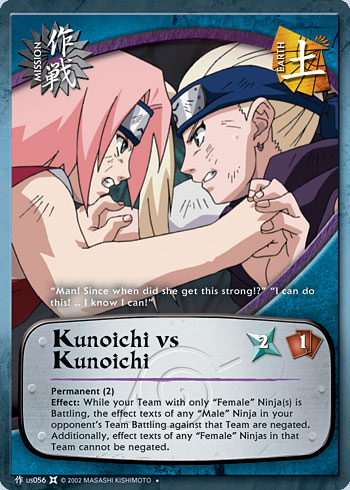 Kunoichi vs Kunoichi - M-US056 - Uncommon - 1st Edition