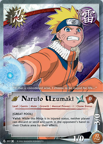 Naruto Uzumaki - N-307 - Common - 1st Edition