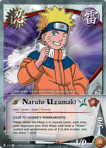 Naruto Uzumaki - N-325 - Common - 1st Edition