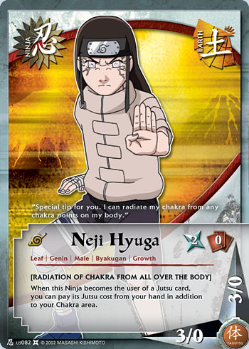 Neji Hyuga - N-US082 - Common - 1st Edition