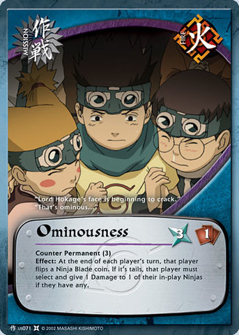 Ominousness - M-US071 - Common - 1st Edition