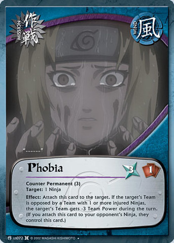 Phobia - M-US072 - Uncommon - 1st Edition