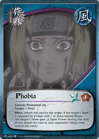 Phobia - M-US072 - Uncommon - 1st Edition