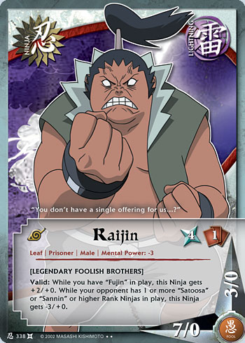 Raijin - N-338 - Rare - 1st Edition