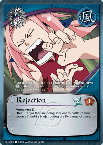 Rejection - M-US083 - Common - 1st Edition