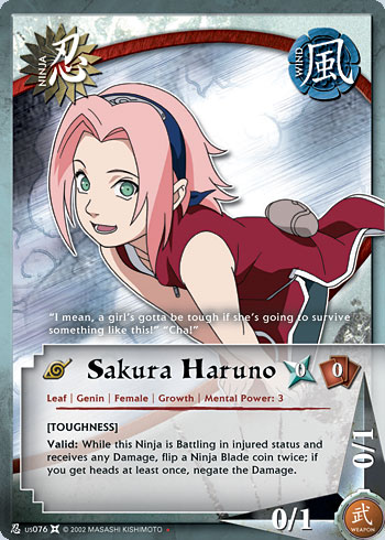 Sakura Haruno - N-US076 - Starter Deck - 1st Edition