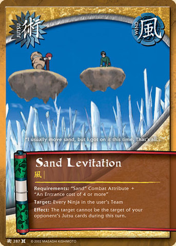 Sand Levitation - J-287 - Common - 1st Edition
