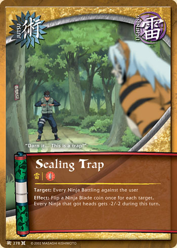 Sealing Trap - J-278 - Common - 1st Edition