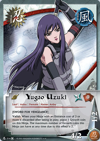 Yugao Uzuki - N-314 - Rare - 1st Edition