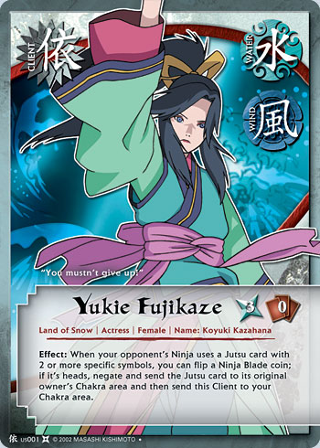 Yukie Fujikaze - C-US001 - Uncommon - 1st Edition