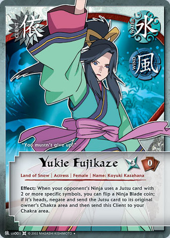 Yukie Fujikaze - C-US001 - Uncommon - 1st Edition