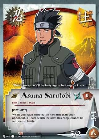 Asuma Sarutobi - N-012 - Common - 1st Edition