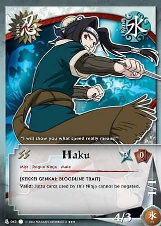 naruto cards super rare Haku - Super Rare - N-043 - Super Rare - 1st Edition - Foil - Naruto CCG  Singles » The Path to Hokage