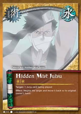 Hidden Mist Jutsu - J-013 - Uncommon - 1st Edition