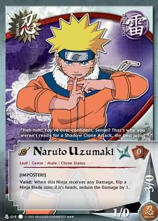 Naruto Uzumaki - Super Rare - N-019 - Super Rare - 1st Edition