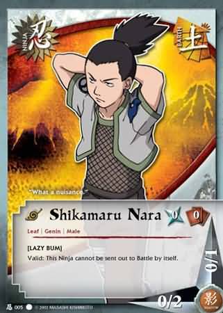 Shikamaru Nara - N-005 - Common - 1st Edition