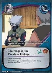 Teachings of the Previous Hokage - M-038 - Common - 1st Edition