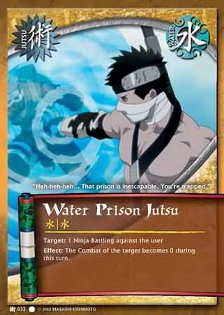 Water Prison Jutsu - J-032 - Common - 1st Edition