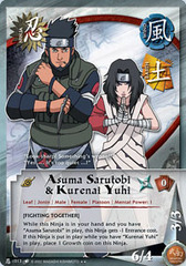 Asuma Sarutobi & Kurenai Yuhi - N-C013 - Rare - 1st Edition