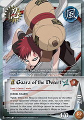 Gaara of the Desert - N-US044 - Uncommon - 1st Edition