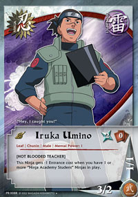 Iruka Umino - PR-008R - Uncommon - 1st Edition