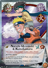 Naruto Uzumaki & Konohamaru - N-233 - Uncommon - 1st Edition
