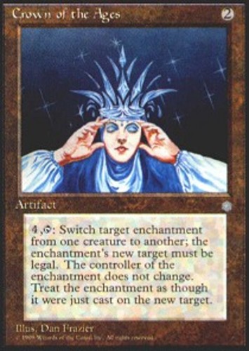 MTG magic cards 1x Crown of the Ages Ice Age Light Play, English