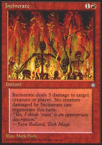 Incinerate