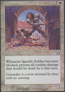 Ignoble Soldier