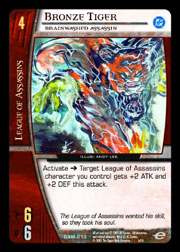 Bronze Tiger, Brainwashed Assassin
