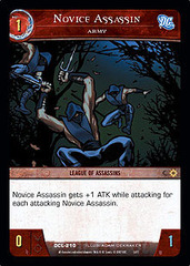 Novice Assassin, Army