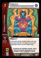 Krona, Creator of the Anti-Matter Universe